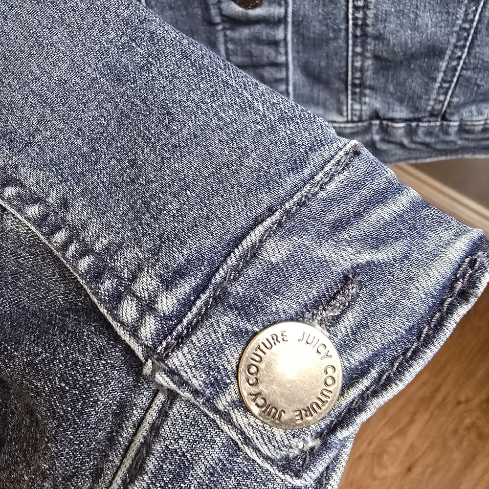 Juicy Couture Blue Studded Denim Jacket - Picture 5 of 9